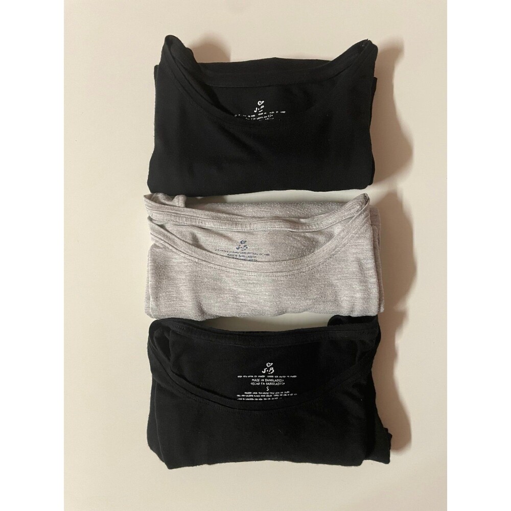 J+B Black & Gray Basic Tank Tops Bundles Size S GUC